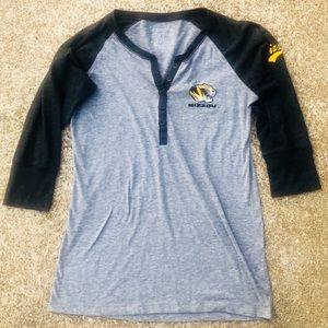 Campus Heritage Women’s Mizzou 3/4 Sleeve Top